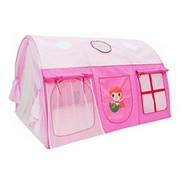 Kids Play Tent Children Playhouse Tent Boys Girls Play House Toys Portable Indoor Outdoor Princess Bed Mantle Castle Tent 240110