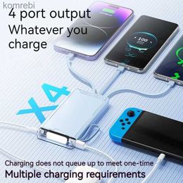 Cell Phone Power Banks Power Bank 40000mAh Portable Charger External Battery PoverBank 10000 Fast Charging Powerbank For iPhone mi POCOL240112