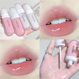 Lip Gloss Moisturized Jelly Water Glossy Plumping Clear Pink Oil Lasting Hydrating Reduce Lines Liquid Lipstick Cosmetic