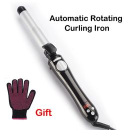 25mm Automatic Rotating Curling Iron Ceramic Barrel Hair Curlers Wave Hair Styling Appliances Tools 240111