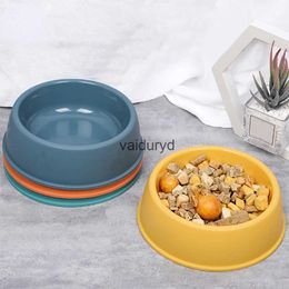 Dog Bowls Feeders High Quality Solid Color Pet Bowls Candy-Colored Lightweight Plastic Single Bowl Small Dog Cat Pet Bowl Pet Feeding Water Toolsvaiduryd