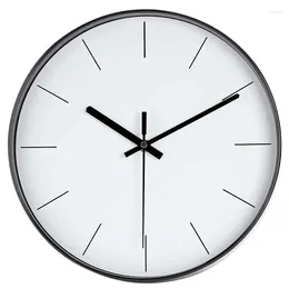 Wall Clocks Minimalist Clock 12Inch Fashion Light Luxury Silent No Ticking For Decorating Bedroom Kitchen School Office