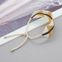 Bangles Shinus 2023 Best Seller Hand Knitting Gold Beads Miyuki Bohemia Stars Kiss Heart Bracelet Women Jewellery