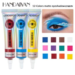 HANDAIYAN Long Lasting Not Easy to Fade Eye Shadow Milk Multi-function Easy-to-color Chameleon Mashed Potato Eye Shadow 240110