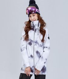 Gsou Snow Women Ski Jacket Skiing Sport Wear Windproof Waterproof Breathable Winter Clothing Super Warm Coat Female Outdoor Wear6640928