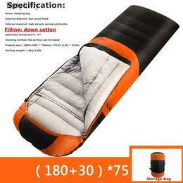 Sleeping Bags 4Area Winter Camping Sleeping Bags Down Cotton Bags USB Heated 3Gear Ultralight Outdoor Camping Mattress Thermal Pad Heating BagL240111