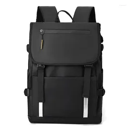 Backpack 2024 Men's Business Man Waterproof Travel Bag Large Capacity 15.6 Inch Laptop Male Student Schoolbag Book Bags