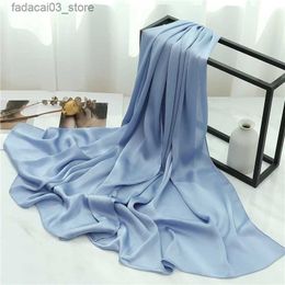 Scarves 2022 Muslim Hijab Scarf Women Solid Chiffon Crinkle Shawl Warps Female Foulard Headscarf Bufanda 28 Colours Q240111