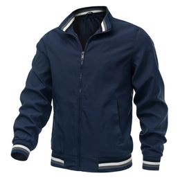 Jackets for Men Spring Fahsion Outwears Solid Color Casual Ropa Hombre Coats Racing Windbreaker Mens Jacket Plus Size 5XL 240111