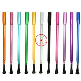 New Style Smoking Colourful Aluminium Alloy Portable Innovative Telescoping Rod Long Dry Herb Tobacco Philtre Cigarette Holder Tips Mouthpiece