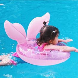 Other Pools SpasHG Inflatable Float Seat Baby Swimming Circle Ring Yacht Shape Toddler Swimming Ring Kids Summer Water Hammock Fun Pool Toys YQ240111