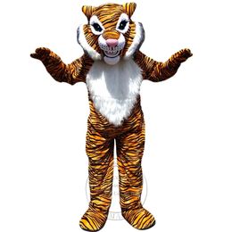 Halloween New Adult Tiger mascot Costume for Party Cartoon Character Mascot Sale free shipping support customization