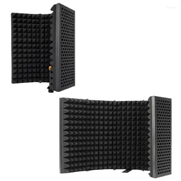 Microphones Microphone Portable Tabletop Sound Absorbing Foam Reflection Filter Mic Soundproof Equipment For Audio Recording