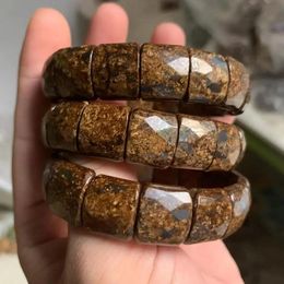 Bangles bronzite stone beads bracelet natural gemstone jewelry bangle DIY jewelry for woman for man wholesale !