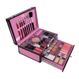 Sets Full Set Of Cosmetics Nail Polish Eye Shadow Lipstick Primer Milk Lip Glaze Facial Makeup Nail Tools Women's Gift Box Makeup Box