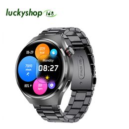 2024 New For Huawei Xiaomi GT4 Pro Smart Watch Men NFC GPS Tracker AMOLED 360*360 HD Screen Heart Rate Bluetooth Call SmartWatch