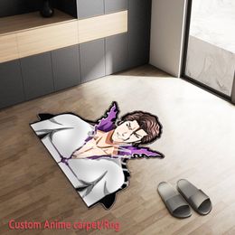 Custom Anime Carpet /rugs BLEACH Aizen Sousuke for Door Mat Kitchen Mat Non-slip Waterproof Room Decor Prayer Mat Muslim