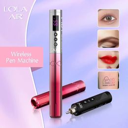 EZ LOLA AIR WIRELESS BATTIONAL MAPER MAPER MACK FOR MICROPIGMANT EWELINER LIPS MICROBLADING HAIR SCALD 240110