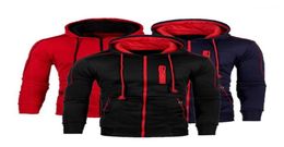 Mens Fleece Hoody Sweatshirts Autumn Long Sleeve Running Jacket Men Casual Cardigan Zipper Jogging Thermal Hoodies15823027