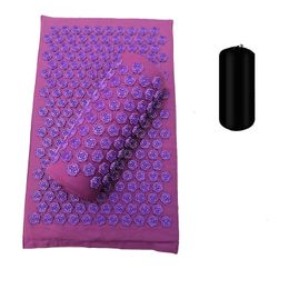 Massager Mat Shakti Mat Massage Yoga Mat Acupressure Relieve Stress Back Body Pain Spike Mat Acupuncture Massage Cushion 240111