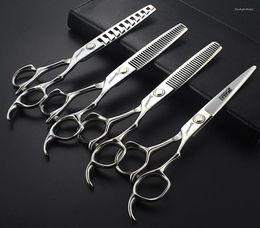 55665775 Inch Barber Hairdresser39s Scissors Hair Cutting Set Hairdressing Supplies 440C Salon Thinning Clipper8491399