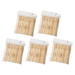 Dinnerware Sets Bamboo Disposable Fruit Sticks And Cake Forks For Home Restaurant Fork Dessert