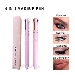 5PC 4-in-1 eyeliner lip liner fluorescent pen waterproof durable easy to dye eyeliner cosmetic pen beauty 230112