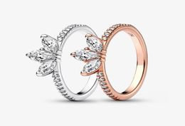 925 Sterling Silver Sparkling Herbarium Cluster Ring For Women Wedding Rings Fashion Engagement Jewellery Accessories5083004