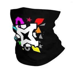 Scarves Geometric Dash Kids Video Game Games Bandana Neck Cover Printed Geometry Face Scarf Multifunctional Balaclava Riding Adult