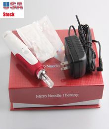 Brand New Auto Derma Electric Pen Stamp Micro Needle Roller Anti Ageing Wrinkle Removal Skin Face Care Home Use3452932