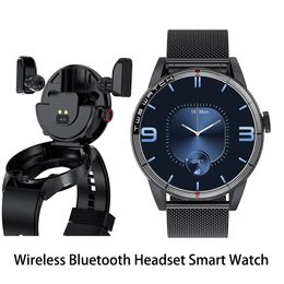 Watches 2 in 1 Smartwatch for Huawei With Earbuds TWS Bluetooth Earphone Heart Rate Blood Pressure Monitor Sport Watch Men Fitness Watch