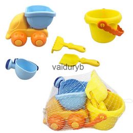 Sand Play Water Fun Summer Children Beach Toy Soft Rubber Sandbox Set Outdoor Beach Parent-child Interaction Game Shovel Rake Sand Car Play Sand Toyvaiduryb