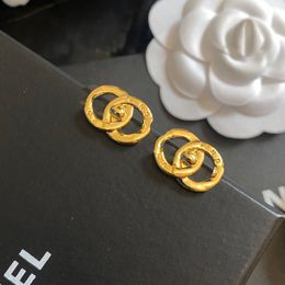 Luxury Designer Stud Earrings High Quality Love Gift Women Jewellery Autumn Girls Charm Earrings 18K Gold Plated Box Package Gift Earring