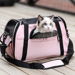 Cat Carriers Crates Houses Pet for Carrier Case Breathable Travel Bag Lightweight Adjustable Strap Dog Y5GBvaiduryd