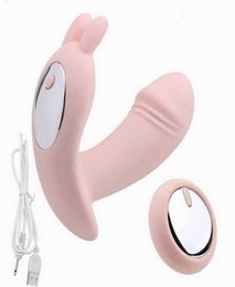 Sex Toys Remote Control Rabbit Massagers Wearable Panties Vibrator Vagina Clitoris Stimulation Waterproof Sex for Woman Masturbato5773352