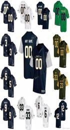 College Jerseys 33 Josh Adams 34 Jahmir Smith 4 George Atkinson III 40 Drew White 5 Manti Te'o 6 Jerome Bettis Custom Football Stitched6671374