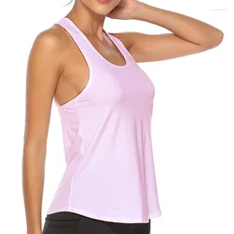 Yoga Outfits High Quality Women Workout Casual Loose Streetwear Gym Tops Solid Running Vest For Female Sportswear Fitness Slim