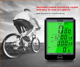 Sunding 576 Wired Cycling Computer LCD Backlight Digital Display Bike Speedometer Odometer Stopwatch Waterproof Bicycle Computer2705549