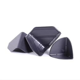 3.5cm* 3.5cm Black Plastic Triangle Corner Protector Cap For Express Carton Box Corner Guards