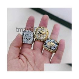 Cluster Rings 3pcs 1994 2006 2011 Bc Lions Cfl Grey Cup Team Champions Championship Ring with Wooden Box Souvenir Men Fan Gift Wholesa Dh4ko ZNNR