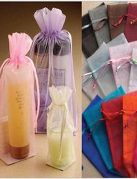 Organza Drawstring Gift Bag 12X17cm 475quotx65quot Makeup Jewellery Pouch Wedding Candy Favour Sack3087264