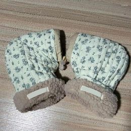 Stroller Parts Stylish Sheepskin Gloves For Children Winter Kids Scooter Must Have Berber Fleece Outdoor Fun Gift