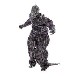 Men's Monster Dinosaur and Chimpanzee Costume Halloween Deluxe Accessories Grey