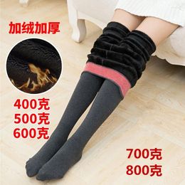 Women's Leggings 2024 Winter Style 500g Ultra-thick For Women Thickened Velvet Thermal Pants Sherpa Foot-stepping