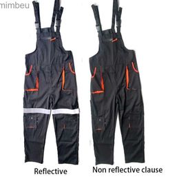 Men's Jeans Work Bib Overalls Men Male Protective Coverall Repairman Strap Jumpsuits Trousers Working Uniforms Coveralls Free Shippinops 4XLL240111