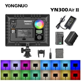 Connectors Yongnuo Yn300air Ii Rgb Led Camera Video Light,optional Battery with Charger Kit Photography Light + Ac Adapter