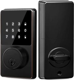 Smart Lock with password Keyless Entry Door Touchscreen Keypads Easy to Instal App Unlock 50 User Codes 240111