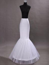 Mermaid Petticoat slip 1 Hoop Bone Elastic Wedding Dress Petticoat Crinoline Jupon Mariage 2045333