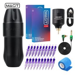 Machine Tour Pro Plus Tattoo Wireless Pen Hine Kit Fast Charge Rca Rechargeable Lcd Battery Supply Cartridge Needle Set