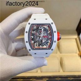 Jf RichdsMers Watch Factory Superclone Mills WrIstwatches Watches Sports Watches Mens Machinery RM030 Limited Edition 42 50mm Mens RM030 White Cerami HB